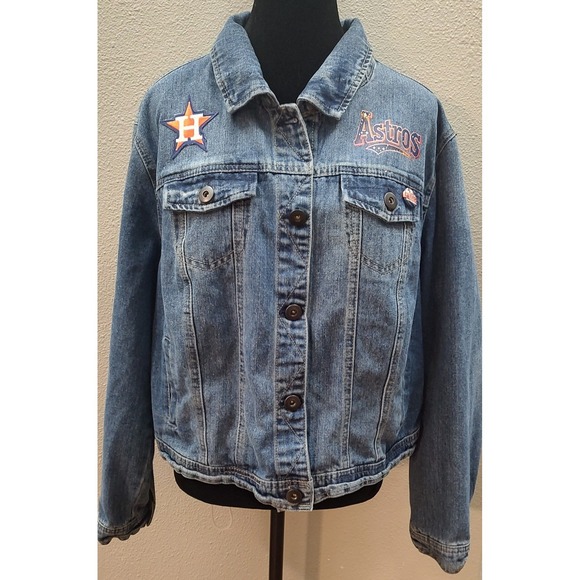 Ava & Viv Jackets & Blazers - Houston Astros Adult Plus Size X Denim  Baseball Jean Jacket MLB Jeremy Pena B17